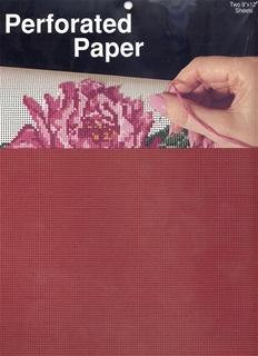 14 ct Perforated Paper - Antique Red 14 ct Perforated Paper - Antique Red